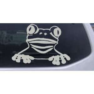 Tree Frog Animals Car Window Wall Laptop Decal Sticker    Silver 26in 