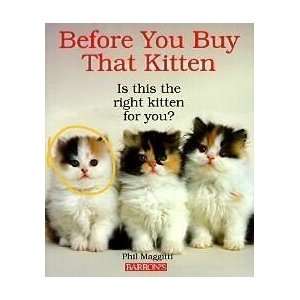  Barrons Books Before U Buy that Kitten Book