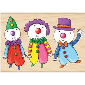   Penny Black Rubber Stamp 3X4.25 Three Clowns: Arts, Crafts & Sewing