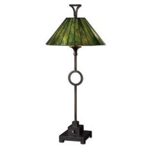  Uttermost Viridiana 2 Light Tiffany Style Shade Table Lamp 