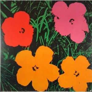  Andy Warhol   Flowers Red Pink Yellow