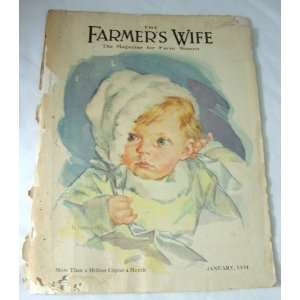    Farmers Wife Magazine January 1934 Webb Publishing Books