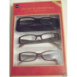  # Pairs of +2.50 Bianca Ferrara Designer Reading Glassess 