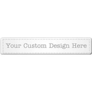  Custom Asset Label, 0.75 x 4 AlumiGuard Metal Tag (Matte 
