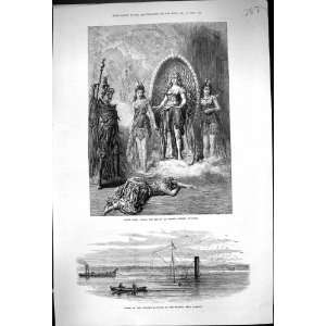  1872 Scene Babil Bijou Covent Garden Theatre Ship Wreck 