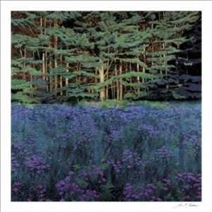  Jon Friedman   Shadowed Meadow, Sunlit Pines Canvas