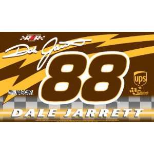 88 Dale Jarrett Double Sided 3x5 Flag:  Sports & Outdoors