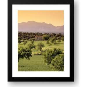 Scenic of Country House at Sunset, Spain 25x30 Framed Art 