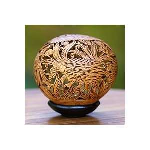   NOVICA Coconut shell sculpture, Javanese Anteaters Home & Kitchen