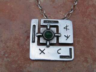 Silver Kabbalah Energy Pendant: Amulet Personal Power  