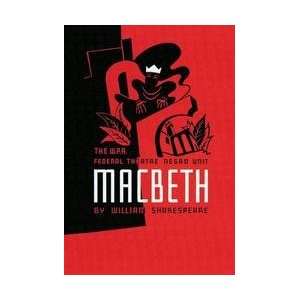  Macbeth WPA Federal Theater Negro Unit 20x30 poster