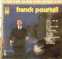FRANCK POURCEL disque dor / BELGIAN EMI  