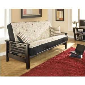 FBG Miami Bed with Frame in Coffee   Full
