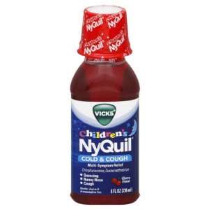  Vicks NyQuil Cold & Cough, Childrens, Cherry Flavor, 8 oz 