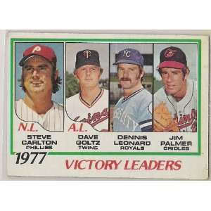  1978 Topps 205 Steve Carlton / Dave Goltz / Dennis Leonard 