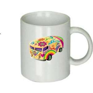  Hippy Bus (Volkswagon, Love, Peace) Mug 