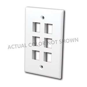  Vanco International 820006 Multi Media Keystone Wallplate 