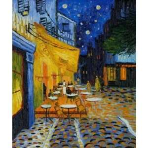  Art Reproduction Oil Painting   Van Gogh Paintings: Cafe 