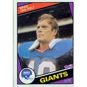  1984 Topps #323 Brad Van Pelt   New York Giants (Football 