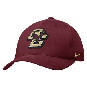  Nike Boston College Eagles Maroon Swoosh Flex Fit Hat 