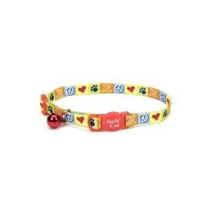   : Coastal Peace Love Rescue Safety Cat Collar   3/8 in.: Pet Supplies