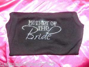 Mother of The Bride Jeweled Crystal Rhinestone Shirt  