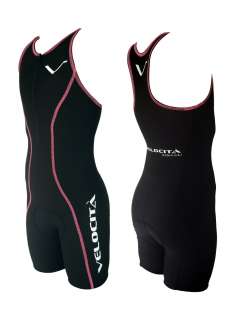 Junior Triathlon ( Tri ) Race Suit Black w/ Pink Stitching Unisex 4x 