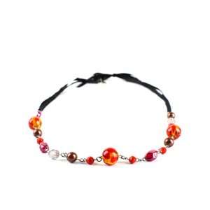  JousJous Red Beads Arequipa Necklace, Opera Length, 32 