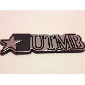   : University Texas Medical Branch UTMB Metal Auto Emblem: Automotive