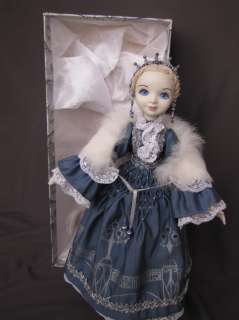 Russian woman of the world   Handmade souvenir doll, porcelain 