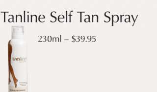 TANLINE SELF TANNING SPRAY FOR FACE & BODY FLAWLESS TAN  