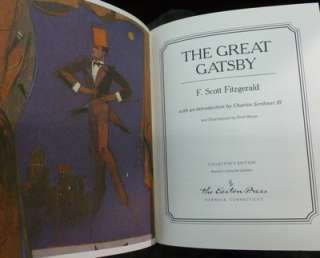 Easton Press The Great Gatsby F. Scott Fitzgerald Novel Leather 1991 w 
