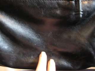 Tumi Alpha Lg Black Leather Expandable Padded Interior Laptop 