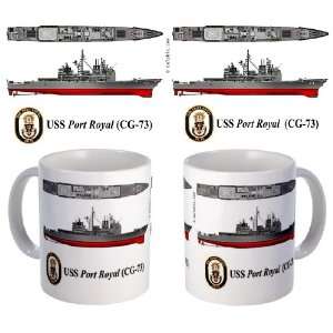  USS Port Royal (CG73) Coffee Mug: Home & Kitchen