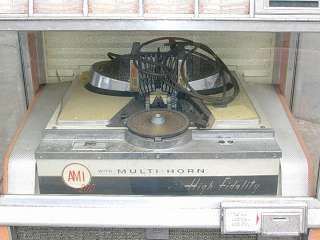 AMI G 200 juke box, serial # 351702   good unrestored 45 rpm machine 