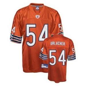  Brian Urlacher Chicago Bears Orange NFL Jersey Sports 