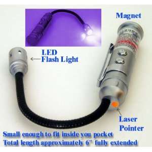 Opal   Three in One Flexible LED Flashlight with Laser Pointer and 