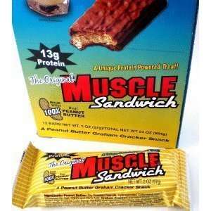 Muscle Sandwich Original Peanut Butter 12 Pack Health 