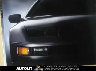 1991 Nissan Z 300ZX & Turbo Large Prestige Brochure  