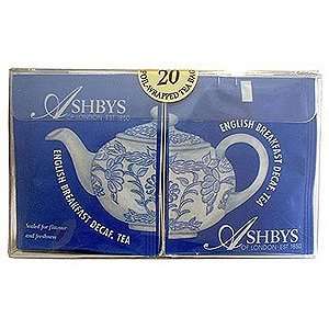 Ashbys English Breakfast Decaf 20 bags:  Grocery & Gourmet 
