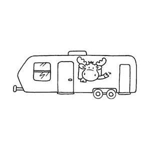  Riley & Company Cling Mount Rubber Stamp Trailer Riley; 2 