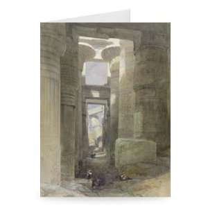 The Great Temple of Amon Karnak, the   Greeting Card (Pack of 2 