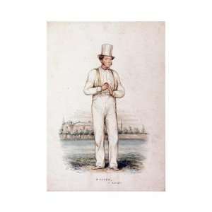  William Hillyer, at Lords by John Corbet Anderson. Size 11 