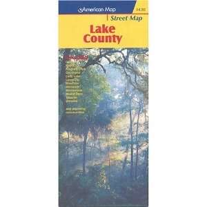    American Map 304761 Lake County FL Pocket Map: Office Products