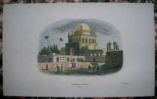 1843 Breton print SULTANICH MOSQUE, ZANJAN, IRAN (#36)  