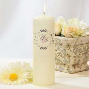  Personalized Royal Unity Candle   White or Ivory