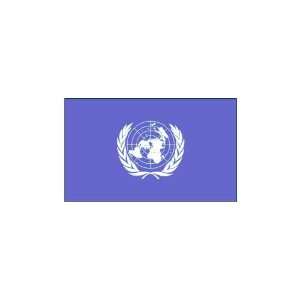  United Nations Flag 5ft x 8ft Nylon: Patio, Lawn & Garden