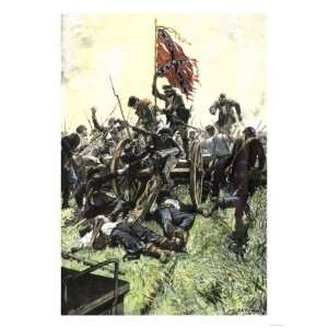   Union Center at the Battle of Gettysburg, American Civil War Giclee