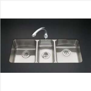  Undertone 9.5 Triple Basin Undermount Kitchen Sink