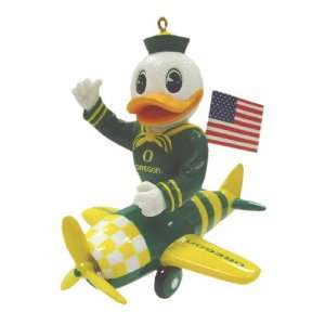  Oregon Ducks Mascot Airplane Ornament